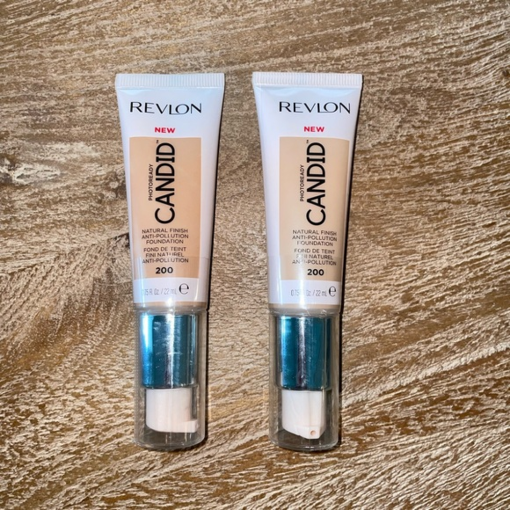 2 Revlon‎ Makeup Foundation PhotoReady Candid Natural Finish Anti-Pollution Nude